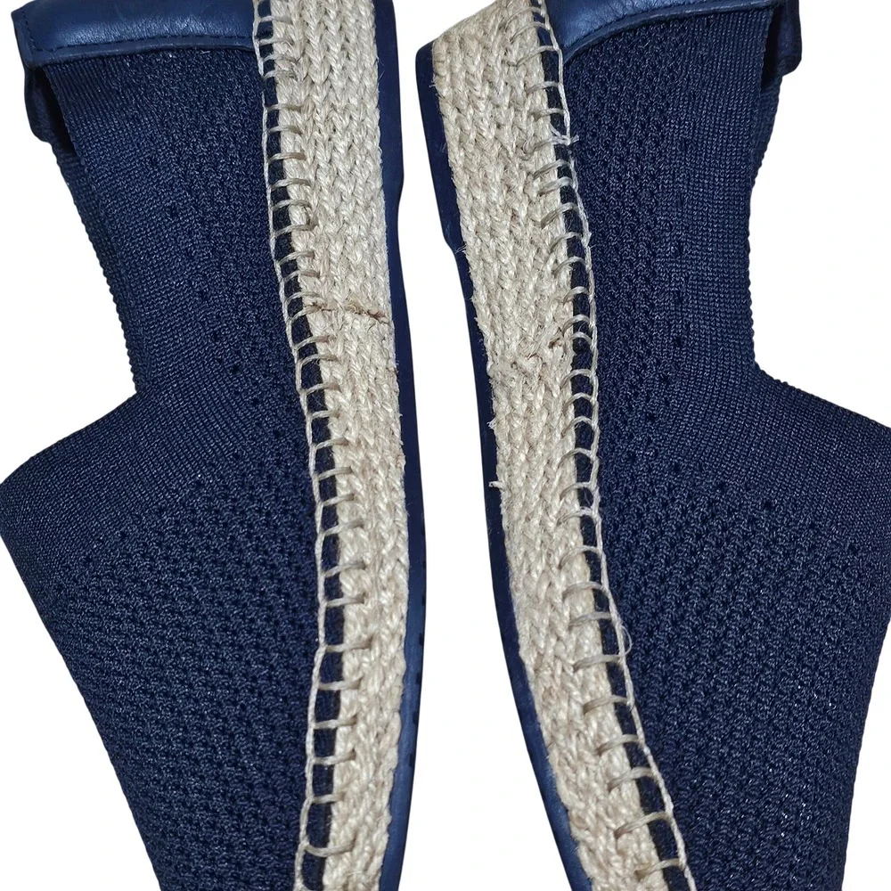Cole Haan - Cloudfeel Stitchlite - Espadrille Knit Loafer shoe Navy Blue Size 8B
